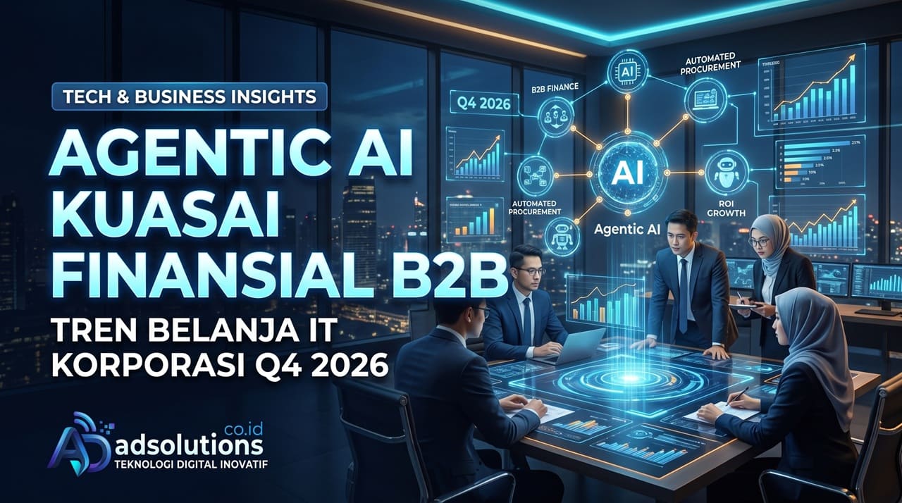 Agentic AI Kuasai Finansial B2B: Tren Belanja IT Korporasi Q4 2026